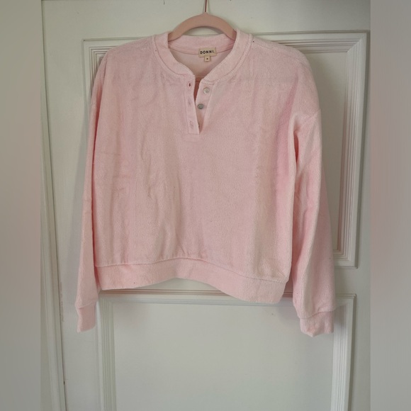 Donni Terry Henley Sweatshirt - Picture 5 of 8